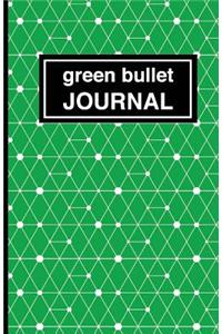 Green Patterned Bullet Journal