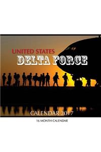United States Delta Force Calendar 2017