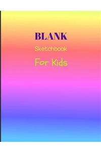 Blank Sketchbook for kids