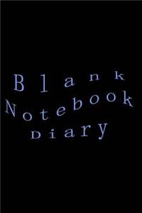 Blank Notebook Diary