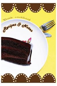 Blank cookbook