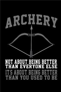 Funny Archery Notebook