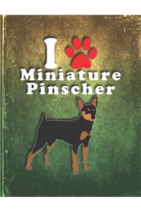 Miniature Pinscher: Dog Journal Notebook for Puppy Owner Gratitude Kids Journal Write & Draw Children Diary