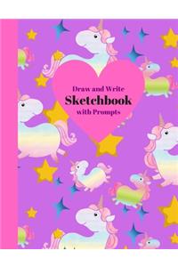 Draw and Write Sketchbook with Prompts