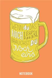 Wenn Du Das Noch Lesen Kannst Brauchst Du Noch Eins Notebook: A5 Punkteraster Bierbrau Buch, Notizbuch für Biebrauer, Hobbybrauer, Bier Brauen 120 Seiten 6x9 - Organizer Schreibheft Planer zum Ausfüllen