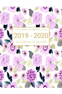 2019-2020 Academic Planner Weekly And Monthly
