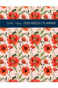 Lovely Poppy 2020 Weekly Planner