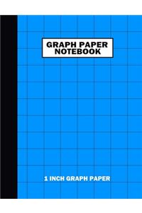 Graph Paper Notebook. 1 Inch Graph Paper