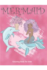 Mermaid Coloring Book For Kids
