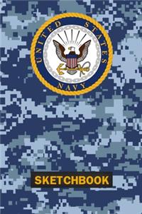 US Navy Digital Camo Sketchbook