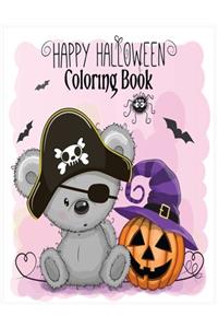 Happy Halloween Coloring Book