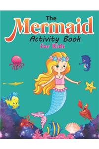 Mermaid Coloring Book for Kids Ages 4-8