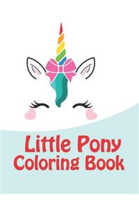 little pony coloring book