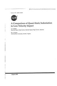 A Comparison of Quasi-Static Indentation to Low-Velocity Impact