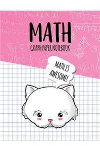 Math Graph Paper Notebook
