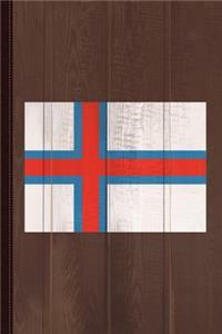 Faroe Islands Flag Journal Notebook
