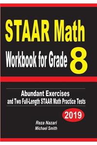 STAAR Math Workbook for Grade 8