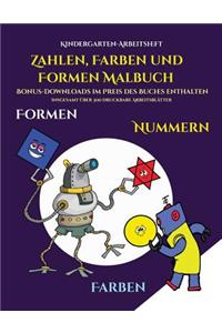 Kindergarten-Arbeitsheft (Zahlen, Farben und Formen)