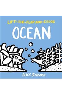 Lift-The-Flap and Color: Ocean