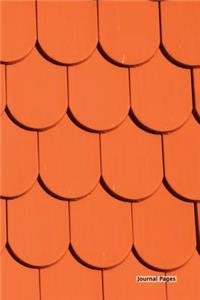 Journal Pages - Red Roof (Unruled)