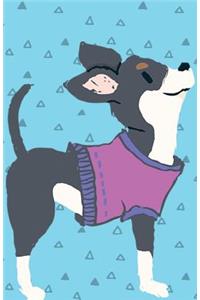 Bullet Journal for Dog Lovers Chihuahua: 162 Numbered Pages with 150 Graph Style Grid Pages, 6 Index Pages and 2 Key Pages in Easy to Carry 5.5 X 8.5 Size.