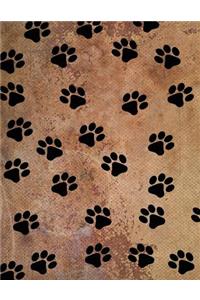 Paw Print Notebook