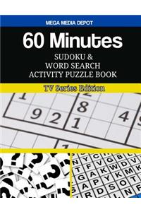 60 Minutes Sudoku and Word Search Activity Puzzle Book