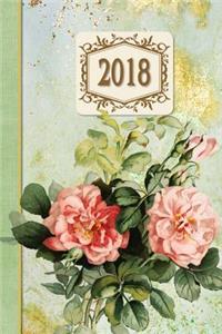 2018 Diary Roses Blush Design