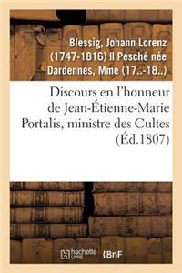 Discours En l'Honneur de Jean-Étienne-Marie Portalis, Ministre Des Cultes