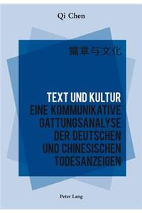 Text Und Kultur
