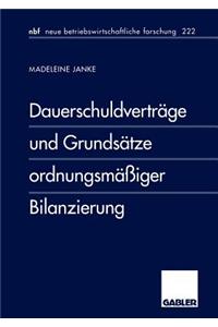 Dauerschuldverträge Und Grundsätze Ordnungsmäßiger Bilanzierung