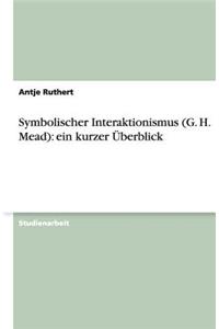 Symbolischer Interaktionismus (G. H. Mead)