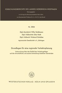 Grundlagen für eine regionale Verkehrsplanung