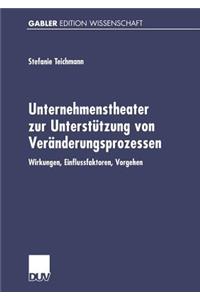 Unternehmenstheater Zur Unterstützung Von Veränderungsprozessen