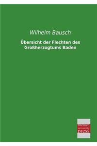 Ubersicht Der Flechten Des Grossherzogtums Baden