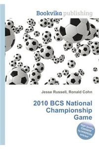 2010 BCS National Championship Game