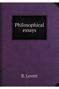 Philosophical essays