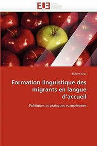 Formation Linguistique Des Migrants En Langue d''accueil