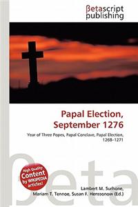 Papal Election, September 1276