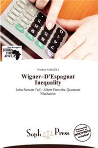 Wigner-D'Espagnat Inequality