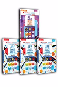 Oswaal JEE Main Solved Papers (2019 - 2022 All shifts 32 Papers) + JEE Main Mock Test 15 Sample Papers (Set of 4 Books) Physics Chemistry Maths (For 2023 Exam)