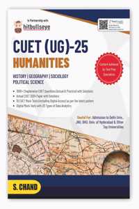 CUET (UG) Humanities Exam 2025 | Domain - History, Geography, Sociology & Political Science | 1000+ Chapterwise Questions PYQ and 10 Mock Test | CUET Exams 2024 Papers with Solutions | Digital Access on TestCoach | Hitbullseye Book | For DU, JNU, B