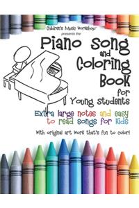 Piano Song and Coloring Book