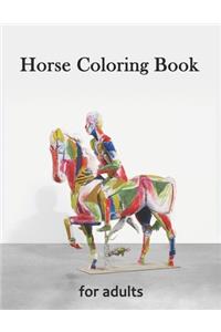 Horse Coloring Book for Adults