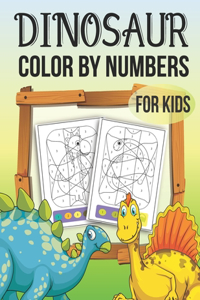 Dinosaurs Color By Numbers For Kids
