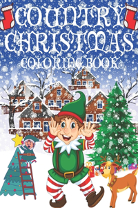 Country Christmas Coloring Book