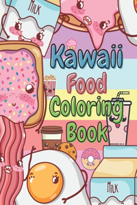 Kawaii Food Coloring Book