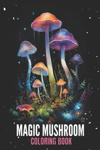 Mushroom Coloring Book For Relaxation And Stress Relief