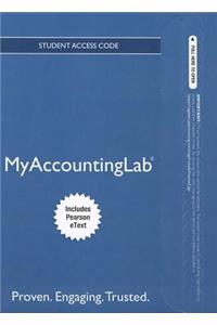 New Mylab Accounting with Pearson Etext -- Access Card -- For College Accounting