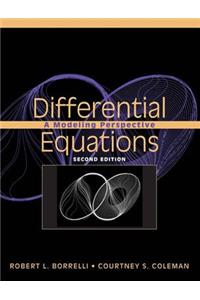 Differential Equations: A Modeling Perspective